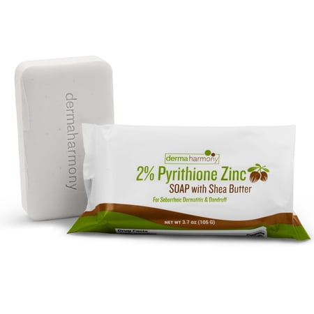 DermaHarmony 2% Zinc Pyrithione (ZNP BAR) Shea Butter Soap (1 Bar) 3.7 oz