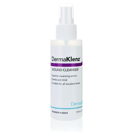 DermaKlenz Wound Cleanser 4 Ounce Spray Bottle, 00243 - SOLD BY: PACK OF ONE