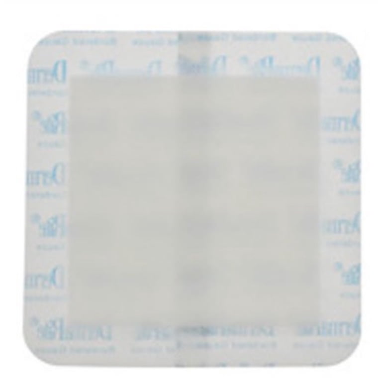 gauze dressing for wounds Medline Border Adhesive Island Wound 3x6 15Ct Medline Border Gauze Adhesive Island