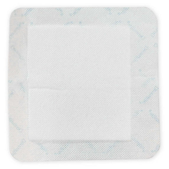 DermaRite Bordered Gauze White Gauze Island Dressing NonSterile 6 x 6" 100 per Pack