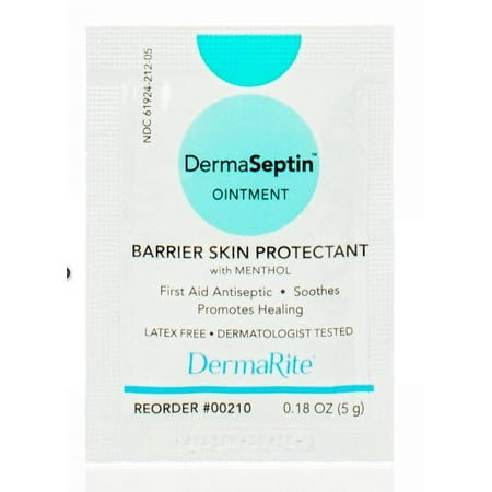 DermaSeptin Skin Protectant 5 Gram Individual Packet Scented Ointment, 00210 - BOX OF 144