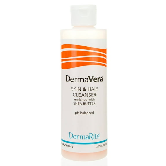 DermaVera Liquid Shampoo&Body Wash Flip Top Bottle Scented 7.5 oz. 0016 48 Ct