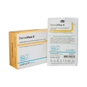 DermaView II Transparent Film Dressing Frame Style Delivery Rectangle 2-3/7 x 2.75" Sterile 00252E, 100 Ct