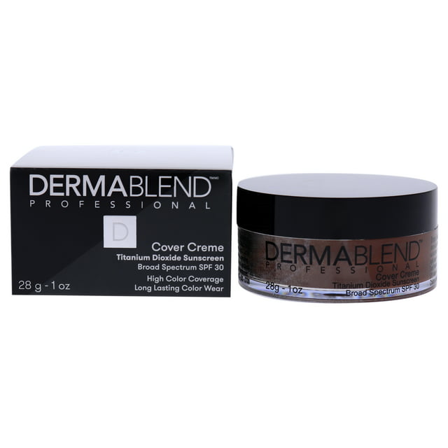 Dermablend Cover Creme High Color Coverage SPF 30 - 90N Deep Brown , 1 oz Foundation