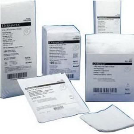 Dermacea 441204 USP Type VII Gauze Sponge, Box of 100