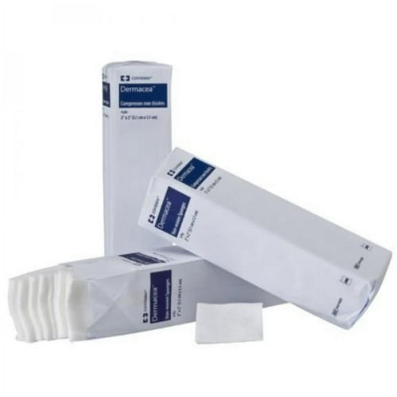 Dermacea Non-woven Sponge - 2 Inches x 2 Inches, 4-Ply, Non-sterile, 200 Count