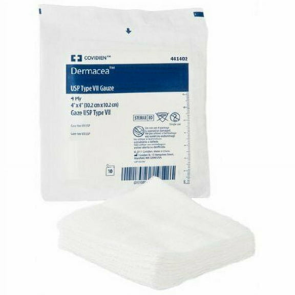 Dermacea Sponge 4-Ply 4 X 4" 441402 - Case of 2000