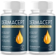 Dermacept Advanced Healthy Skin Support Formula Pills Derma Cept 120 Capsules