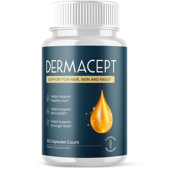 Dermacept Advanced Healthy Skin Support Formula Pills Derma Cept 60 Capsules