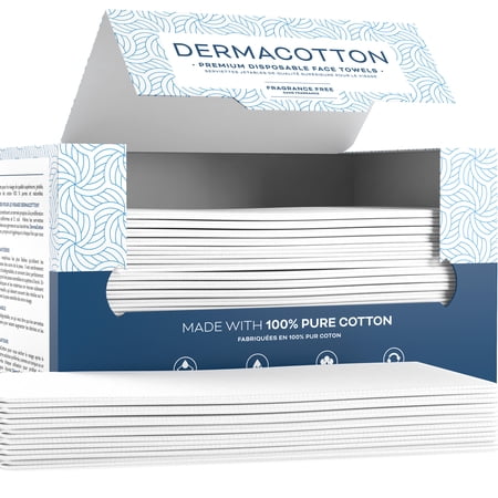 Dermacotton Disposable Cotton Towels (80 Pack)