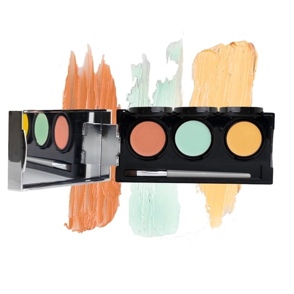Dermaflage Color Corrector Concealer Makeup, Natural Finish, Paraben-Free, Green Concealer