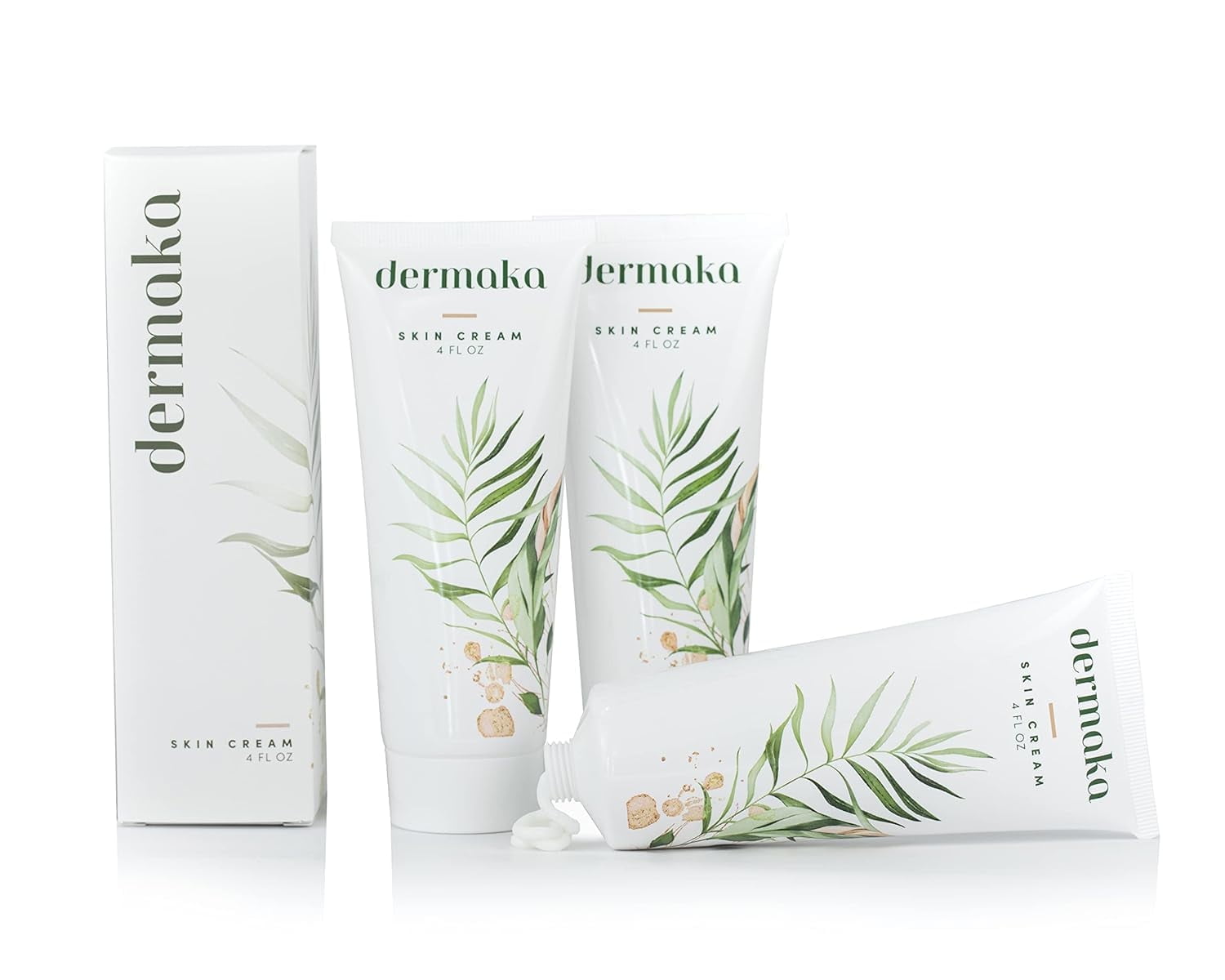 Dermaka Herbal Healing Moisturizer with Vitamin A, Green Tea Extract ...