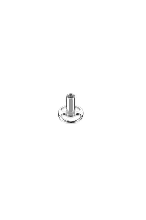 Dermal Anchor with Round Base G23 Titanium - 2mm 2.5mm 3mm Rise Available