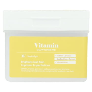 Dermal Vitamin Glow Toner Pad, 120 Cotton Pads