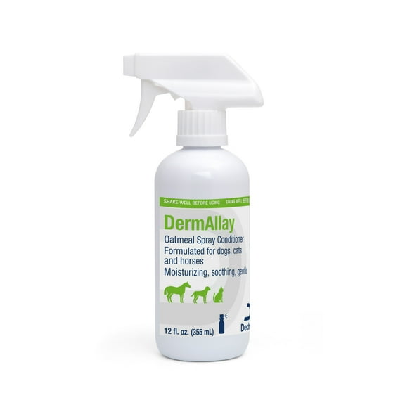 Dermallay Oatmeal Spray Conditioner for Dogs, Cats, & Horese, 12 oz