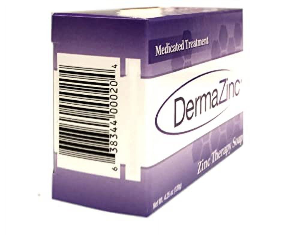 Dermalogix DermaZinc Zinc Therapy Soap Medicated Treatment 5 Bars NEW