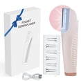 thumbnail image 1 of Dermaplane Razor for Women Face with 7 Replaceable Blades and LED Light, 3 Speeds Women Razor Remove Peach Fuzz and Dead skin, Facial Hair Remover Help Absorption of Skincare, Rechargeable, Pink, 1 of 9