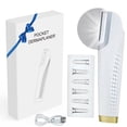 thumbnail image 1 of Dermaplane Razor for Women Face, Facial Hair Remover with 7 Replaceable Blades for Anti-Aging - Rechargeable - LED Light - 3 Speeds, Ergonomic Handle Face Dermaplaning Tool, White, 1 of 9