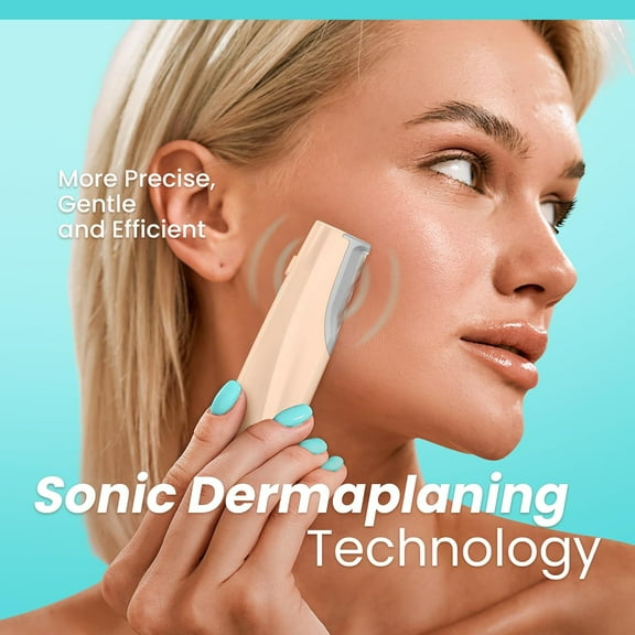 Dermaplaning Tool for Face - Rechargeable Dermaplane with 6 Refill Dermablades, Hair & Peach Fuzz Remover for Women (Pink) dog house