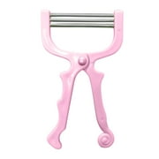 Dermaplaning Tool with3 Spring Threading, Dermaplane Razor, Face Razors for Women, Peach Fuzz Remover-Pink-6.69"*5.51"