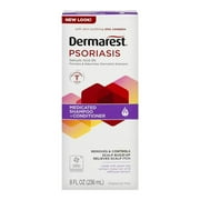 مستخلصات طبيعية من الشامبو والبلسم الطبي من Dermarest Psoriasis، 8 أونصة