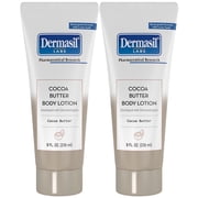 Dermasil Body Lotion, Cocoa Butter, 2-Pack   Non-Greasy, Fast-Absorbing, Sweet Scent, 8 Oz Ea