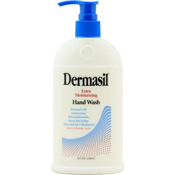 Dermasil Extra Moisturizing Hand Wash Cherry Almond Scent 8 Fl. Oz.
