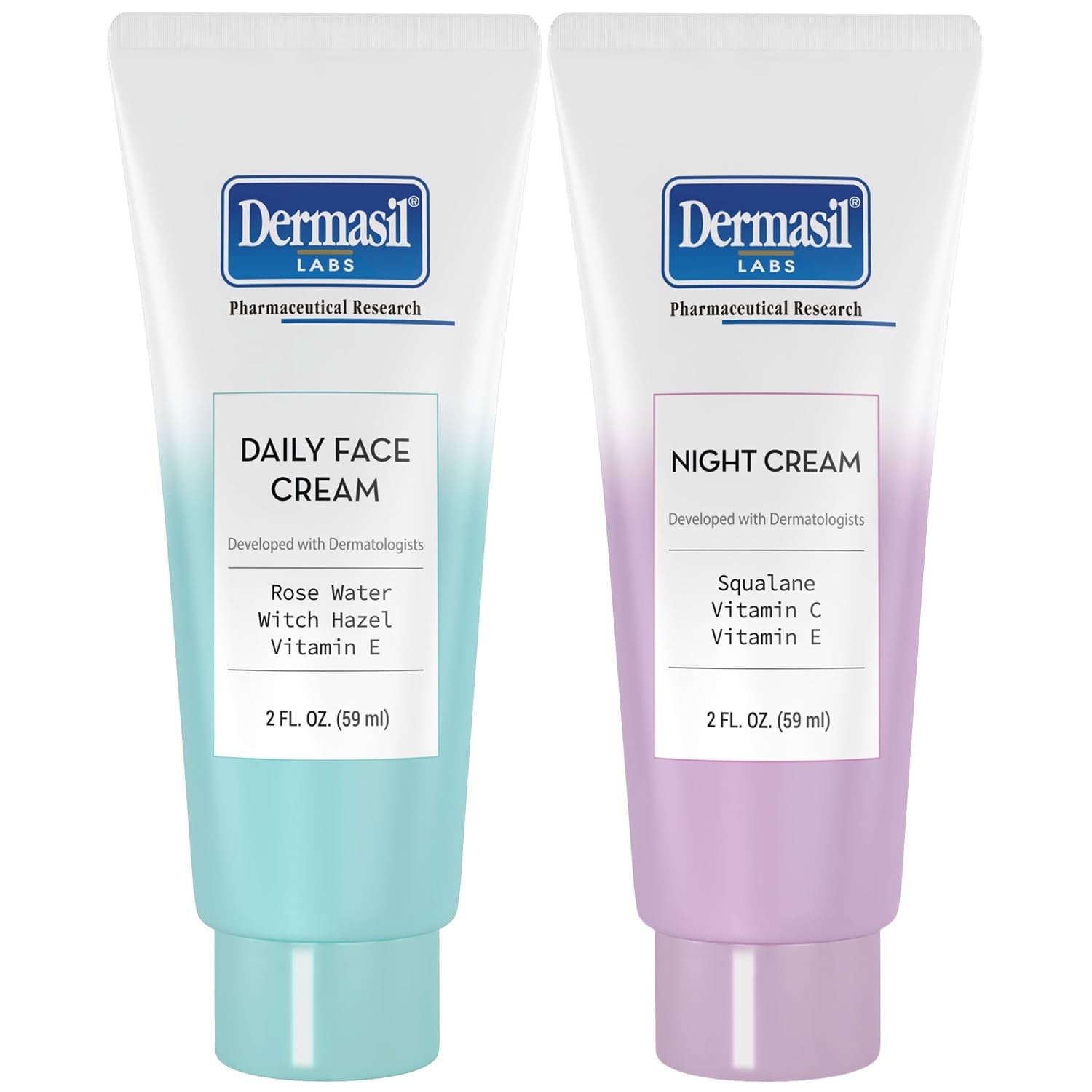 Dermasil Face Moisturizer Variety 2-Pack – Daily Face Cream