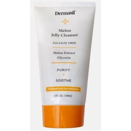 Dermasil Sulfate-Free Melon Jelly Cleanser with Melon Extract & Glycerin, 5 fl oz