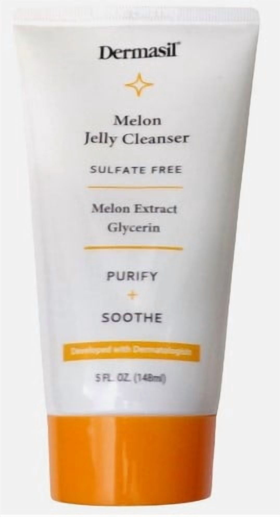 Dermasil Sulfate-Free Melon Jelly Cleanser with Melon Extract & Glycerin, 5 fl oz