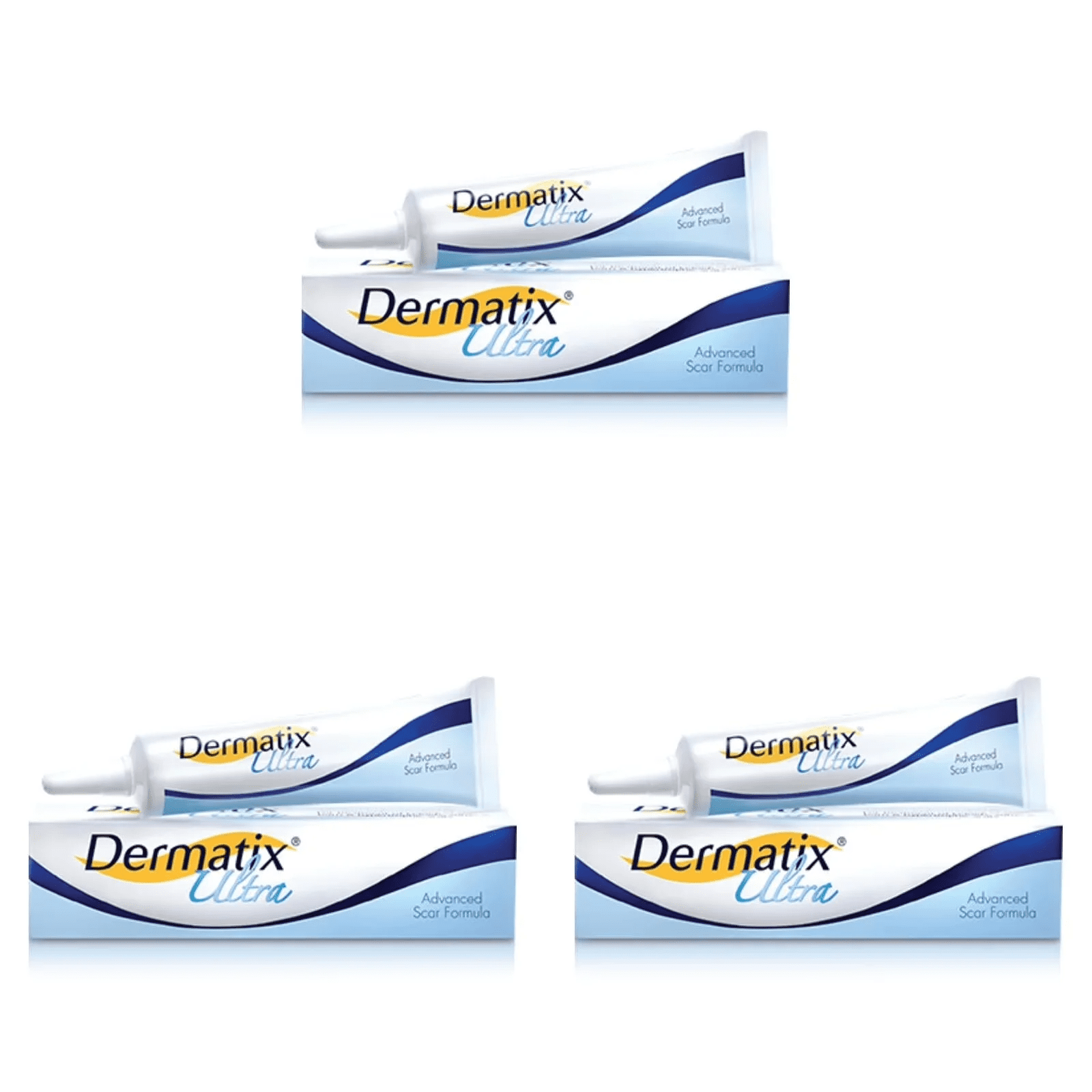 Dermatix Ultra Advanced Scar Gel 15g × 3 Tubes – Silicone-Based