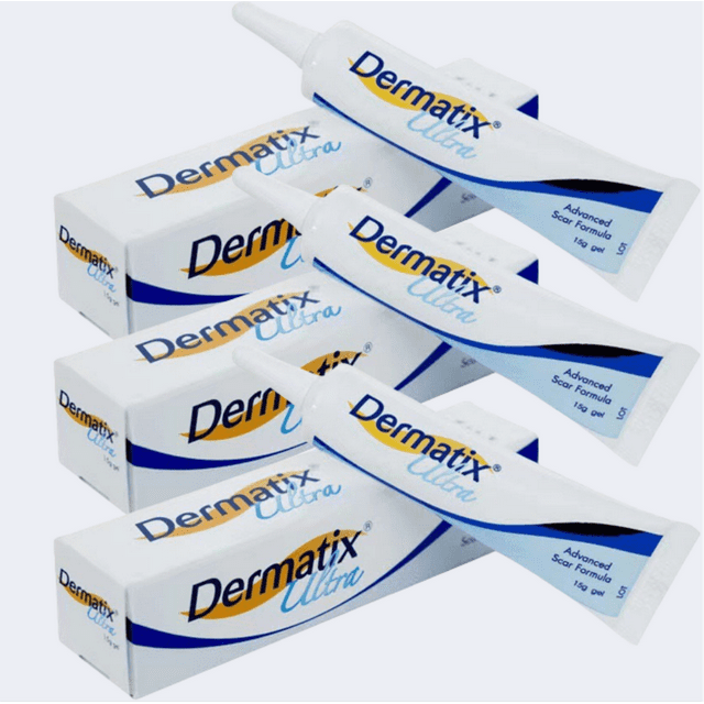 Dermatix Ultra Gel 15 gr - (Pack of 3) Advanced Scars Reduction - For Burnt Surgery Keloid Wounds, Softens and Flattens Scars, Quick-Drying and Odorless Formula
