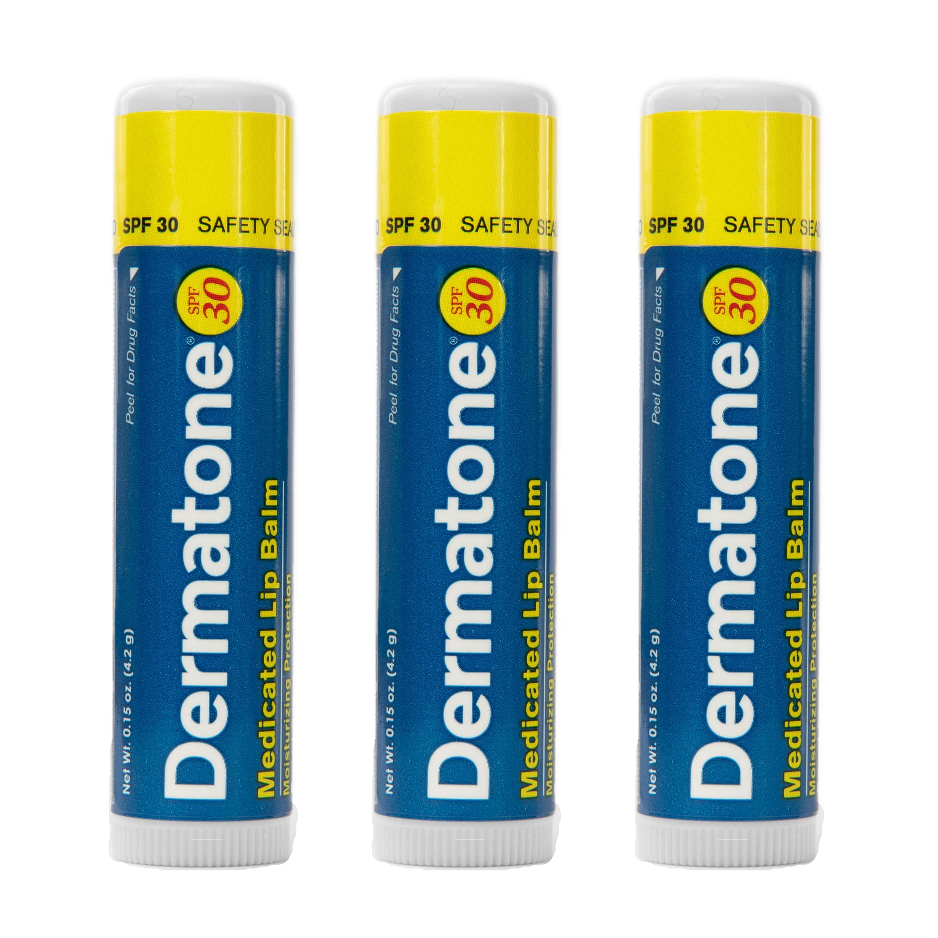 Dermatone Lip Balm SPF 30 Moisturizing Medicated Formulated to