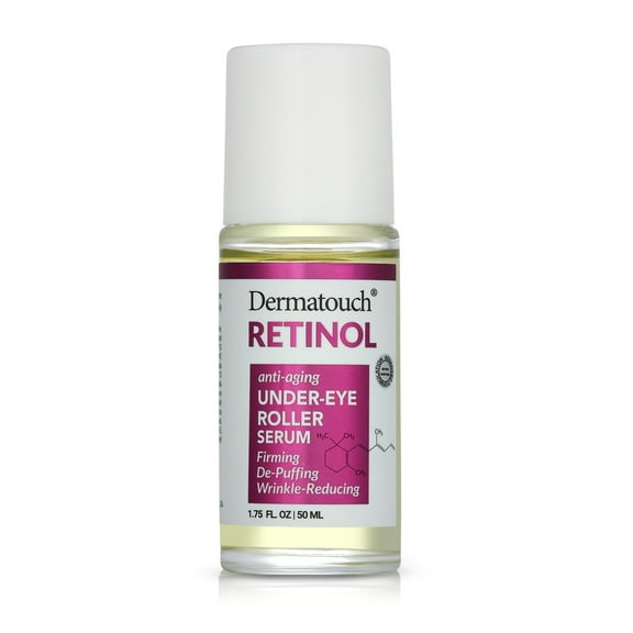 Dermatouch Retinol Under Eye Roller Serum for Dark Circles & Puffy Eyes, 1.75 fl Oz