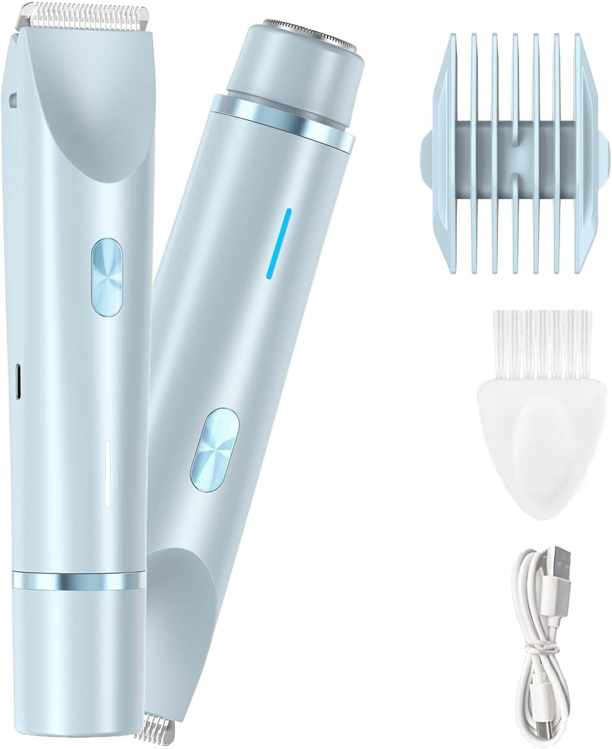 Dermavel Trimmer 2.0, DermavelBikini Shaver, Comfort 2 in 1 Electric ...