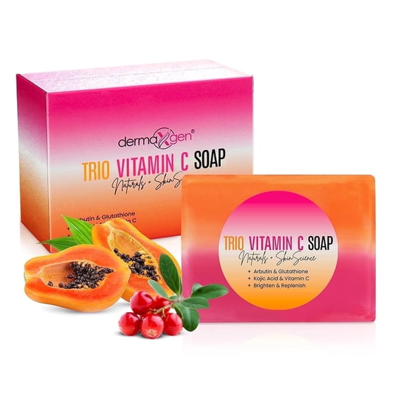 Dermaxgen Organic Vitamin C Soap Bar, 5 oz