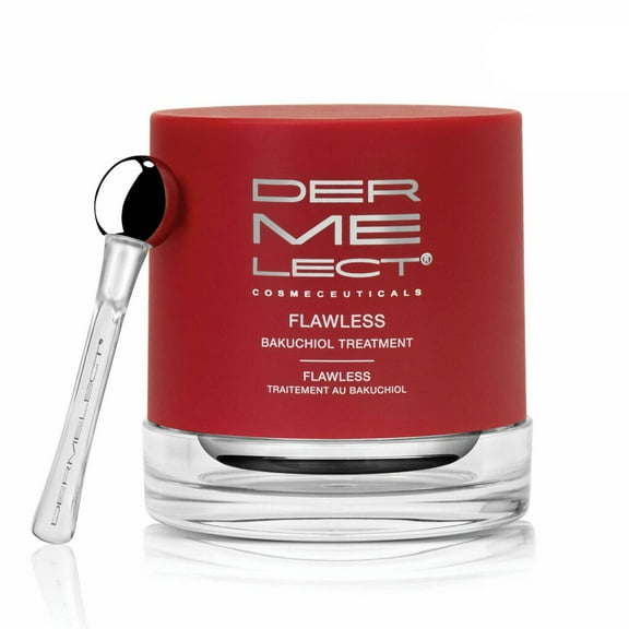 Dermelect Flawless Bakuchiol Treatment- Sensitive Skin Moisturizer, Phyto Retinol, Natural Retinol Alternative, Gentle, Vegan, Gluten Free, For Fine Lines & Wrinkles, Dryness, Sun Damaged Skin 1 oz