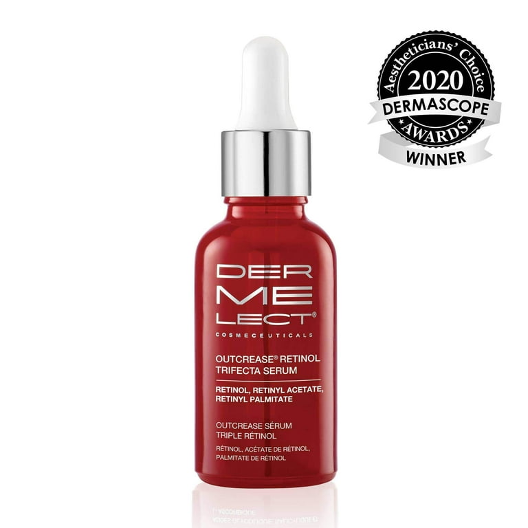 Dermelect Outcrease Retinol Trifecta Serum for Face - Anti Aging