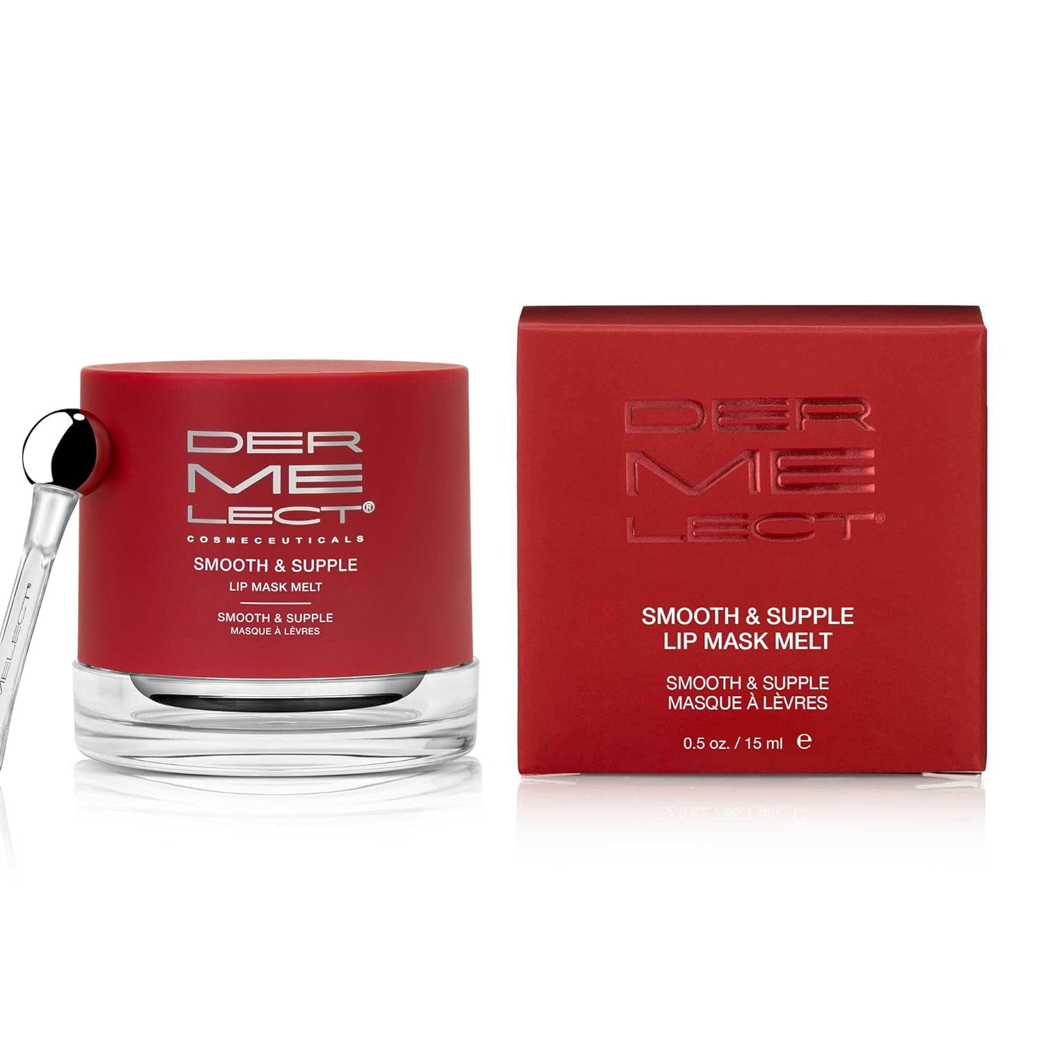 Dermelect Smooth & Supple Lip Mask Melt Anti Aging Lip Balm with Castor