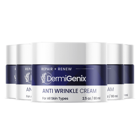 DermiGenix Anti-Wrinkle Cream Advanced Skin Moisturizer for Repair and Renew 150 Day Supply