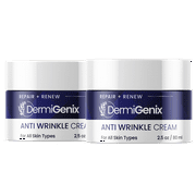 DermiGenix Anti-Wrinkle Cream Advanced Skin Moisturizer for Repair and Renew 60 Day Supply