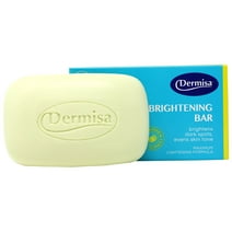 Dermisa Brightening Facial Bar Soap, with Natural Botanical Extracts for All Skin Types, 3 oz