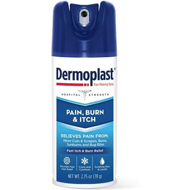 Dermoplast Hospital Strength Pain Relieving Spray for Burn & Itch Relief- 2.75 oz