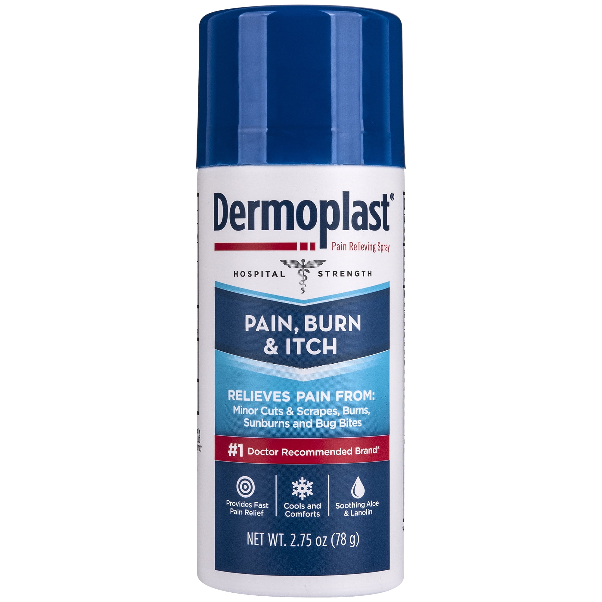 Dermoplast Pain Relieving First Aid Spray, 2.75 oz (Pack of 3)