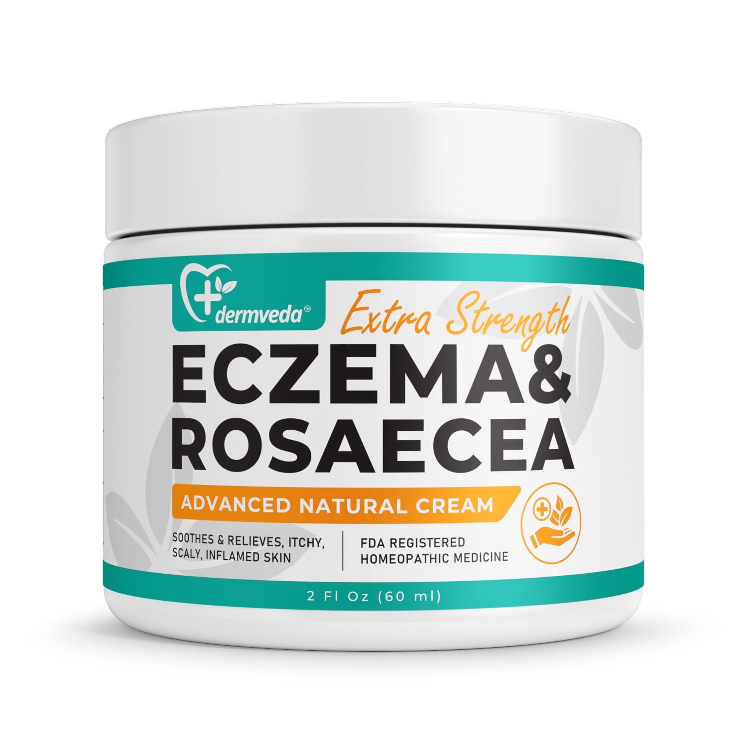 Dermveda Eczema and Rosacea Natural Cream, Soothes Redness, Itchy Scalp ...