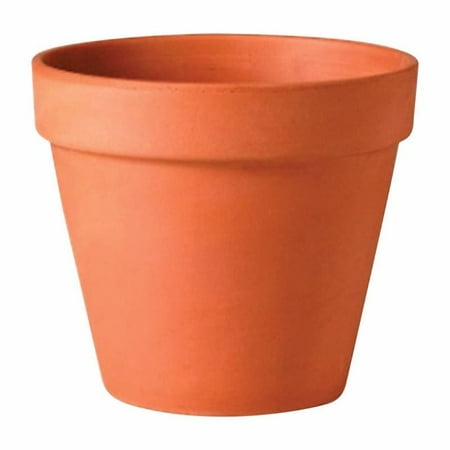 Deroma 01070FZ 2.8-Inch Terra Cotta Standard Clay Pot