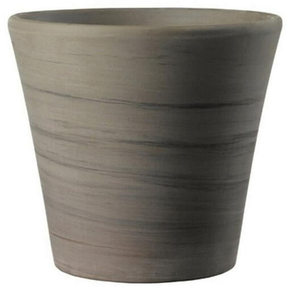 Deroma 211489 6.3 in. Clay 2 Tone Cone Pot