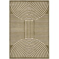 thumbnail image 1 of BoutiqueRugs Deron Contemporary Area Rug - Machine Washable - Olive, White - 5' x 7'2", 1 of 6