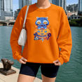 thumbnail image 1 of Derpy Halloween Season Funny Graphic Sweatshirt, up to Size 5XL, 1 of 2