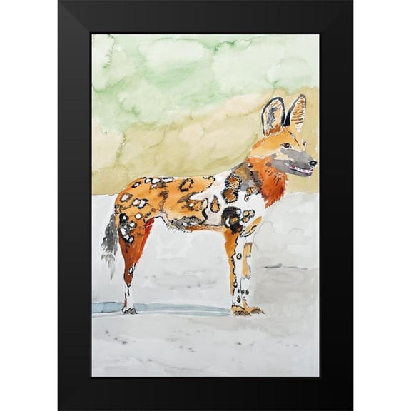 Derr, Wynn 11x14 Black Modern Framed Museum Art Print Titled - African Wild Dog